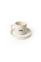 Hermia Juego de tazas de té Blanco y Negro (12 Piezas)
